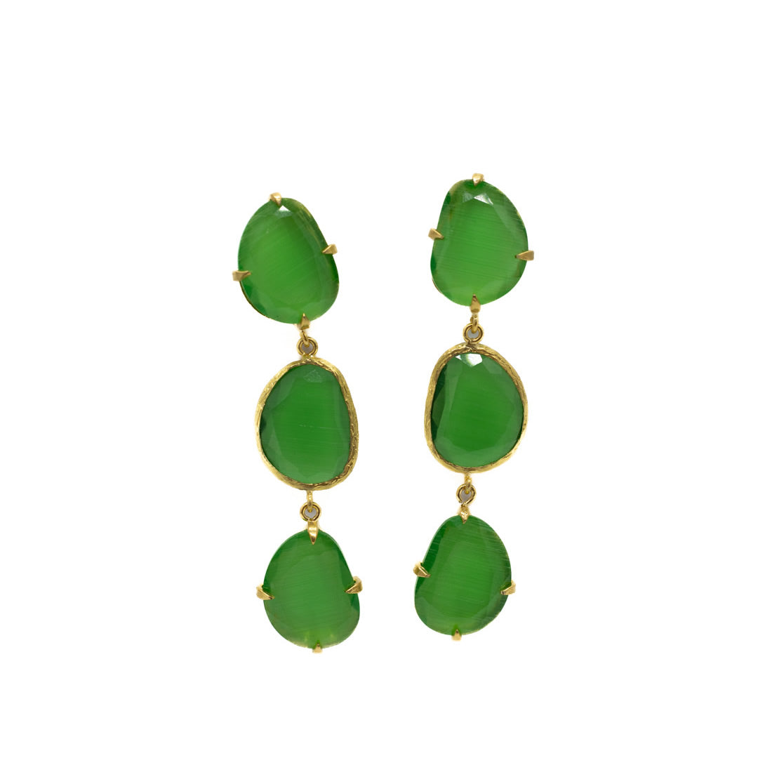 PENDIENTE TRIPLE GRAPAS