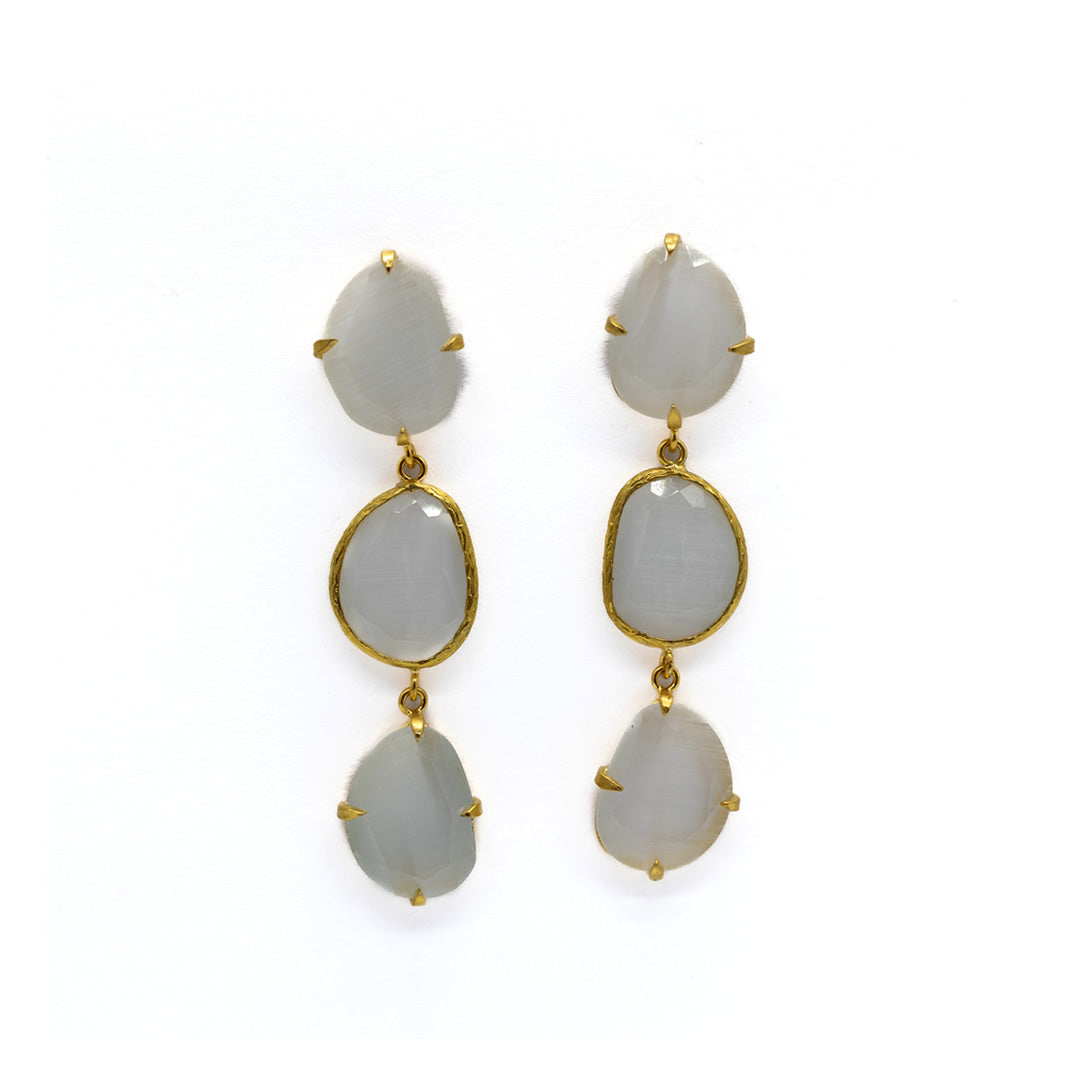 PENDIENTE TRIPLE GRAPAS