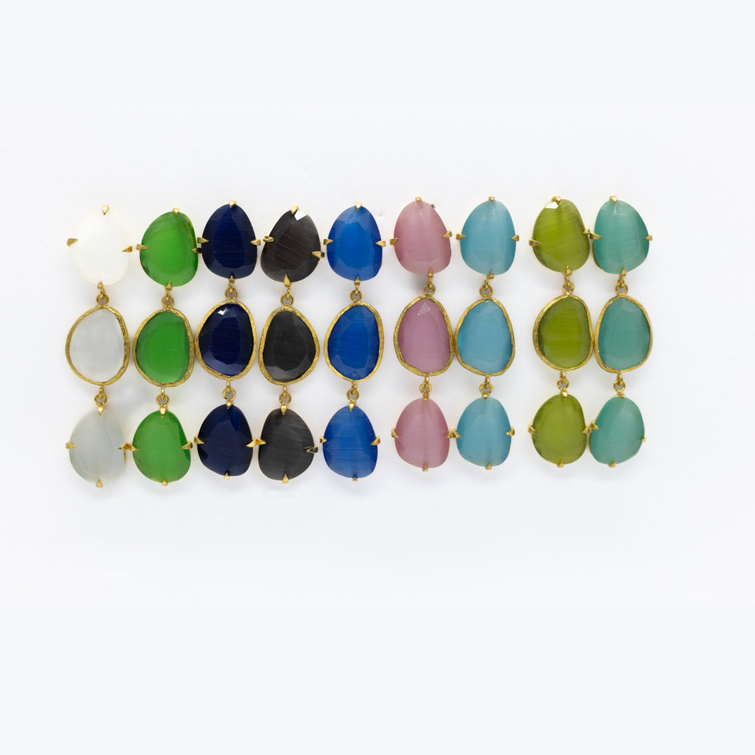 PENDIENTE TRIPLE GRAPAS