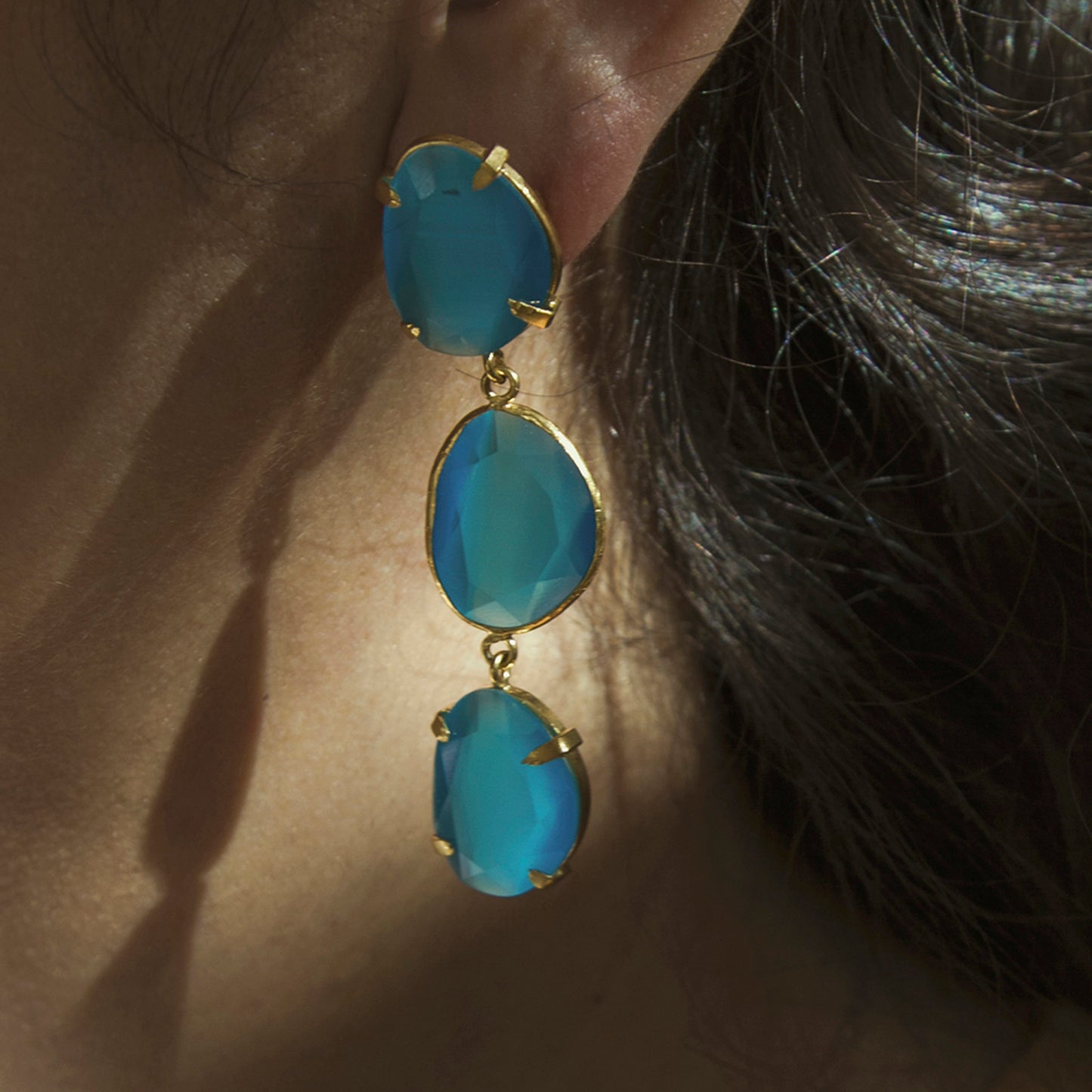 PENDIENTE TRIPLE GRAPAS