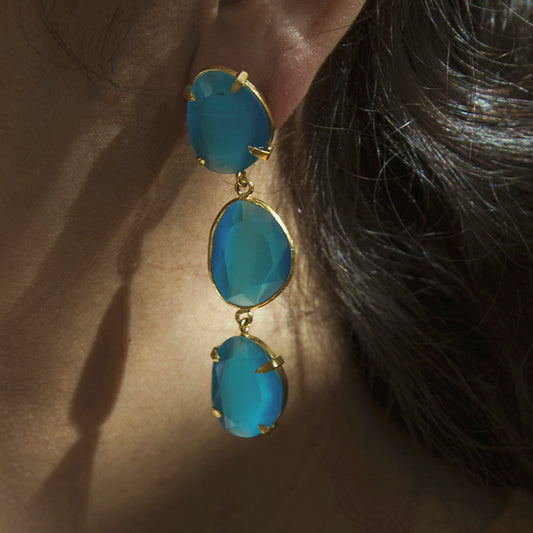 PENDIENTE TRIPLE GRAPAS