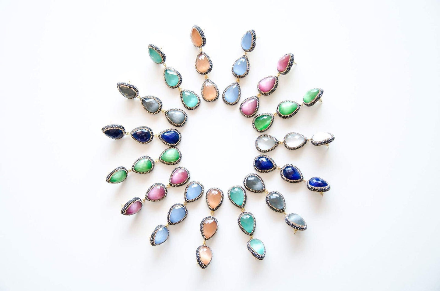 PENDIENTE GOTA TRIPLE SWAROVSKI