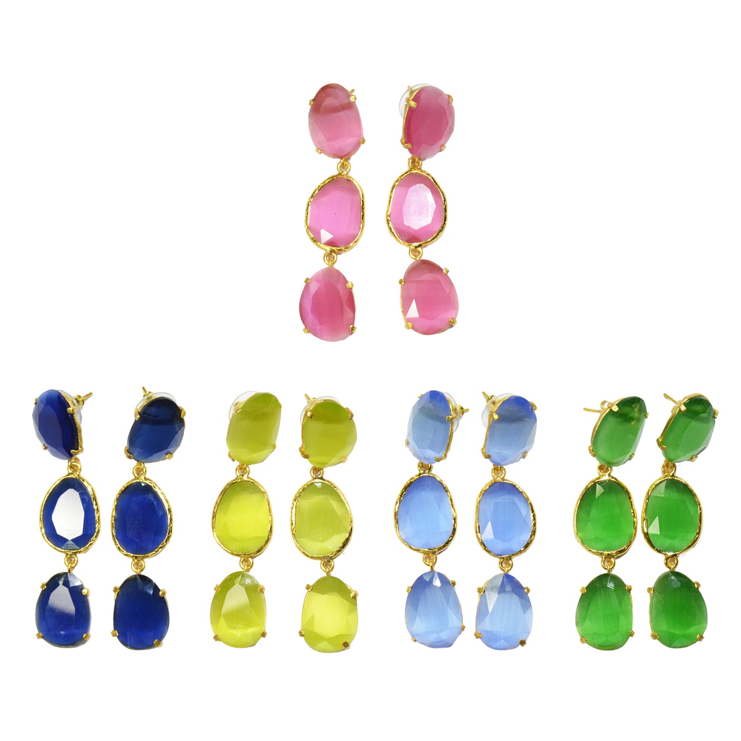 PENDIENTE TRIPLE GRAPAS