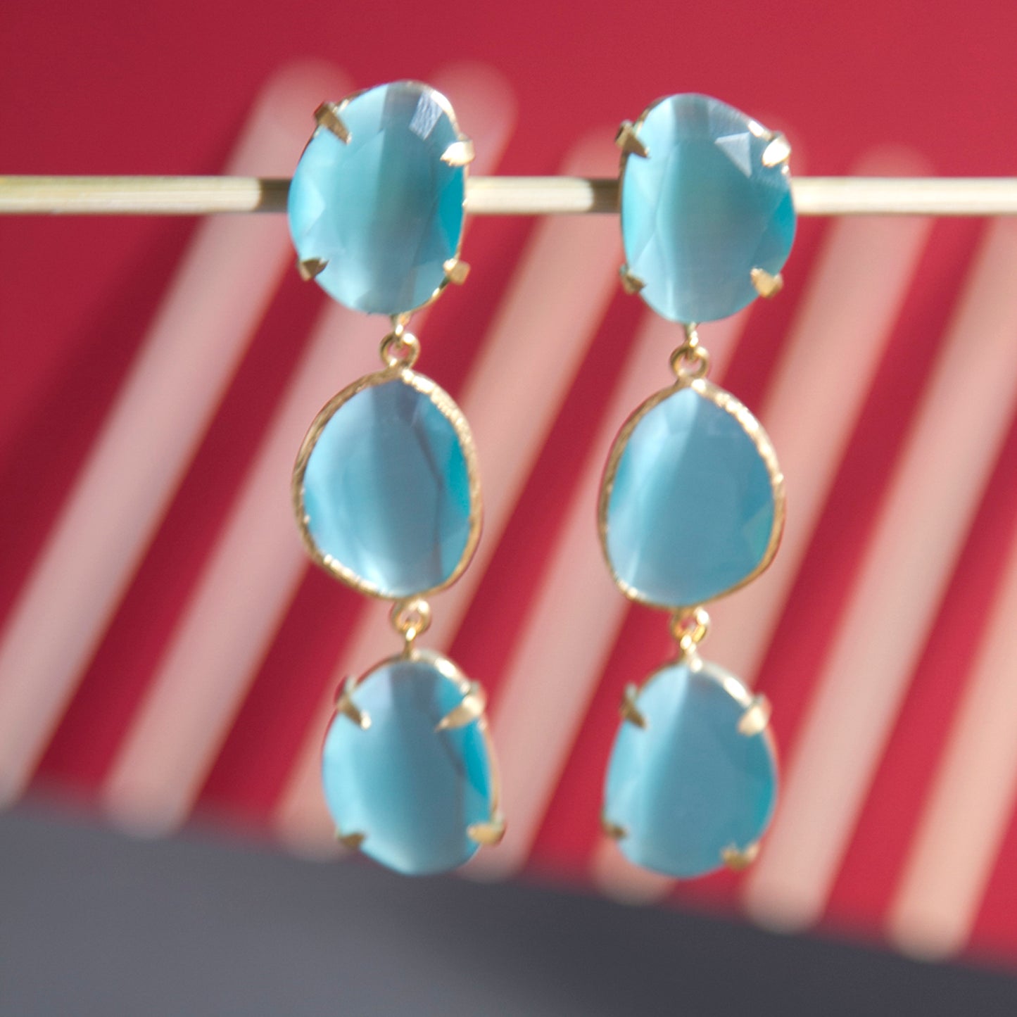 PENDIENTE TRIPLE GRAPAS