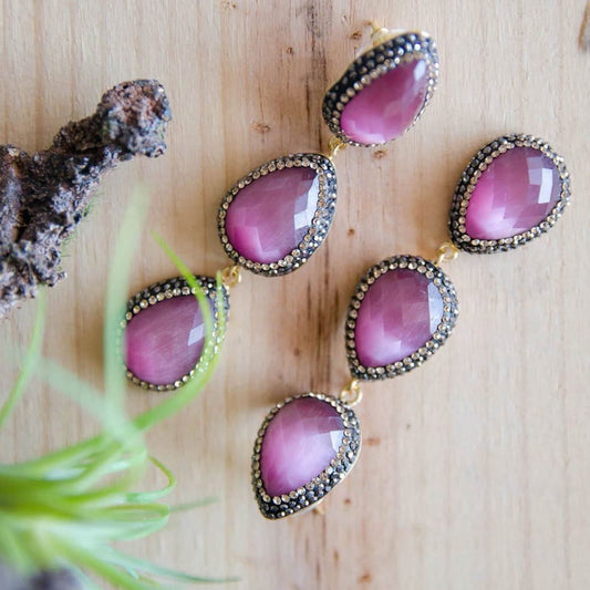 PENDIENTE GOTA TRIPLE SWAROVSKI